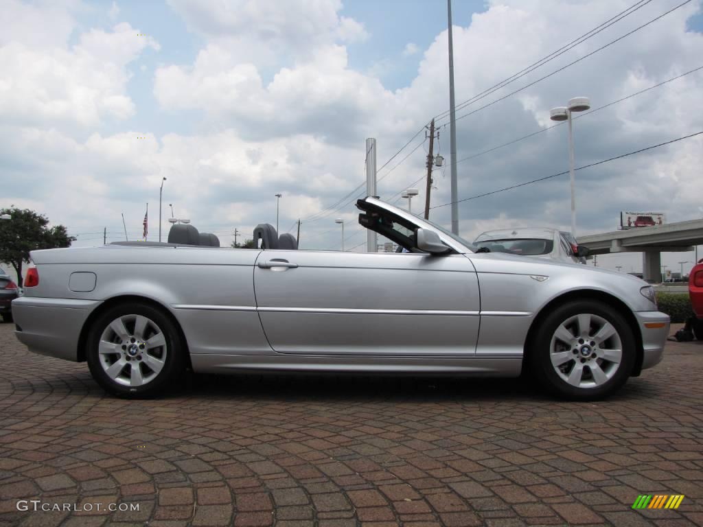 2006 3 Series 325i Convertible - Titanium Silver Metallic / Grey photo #6