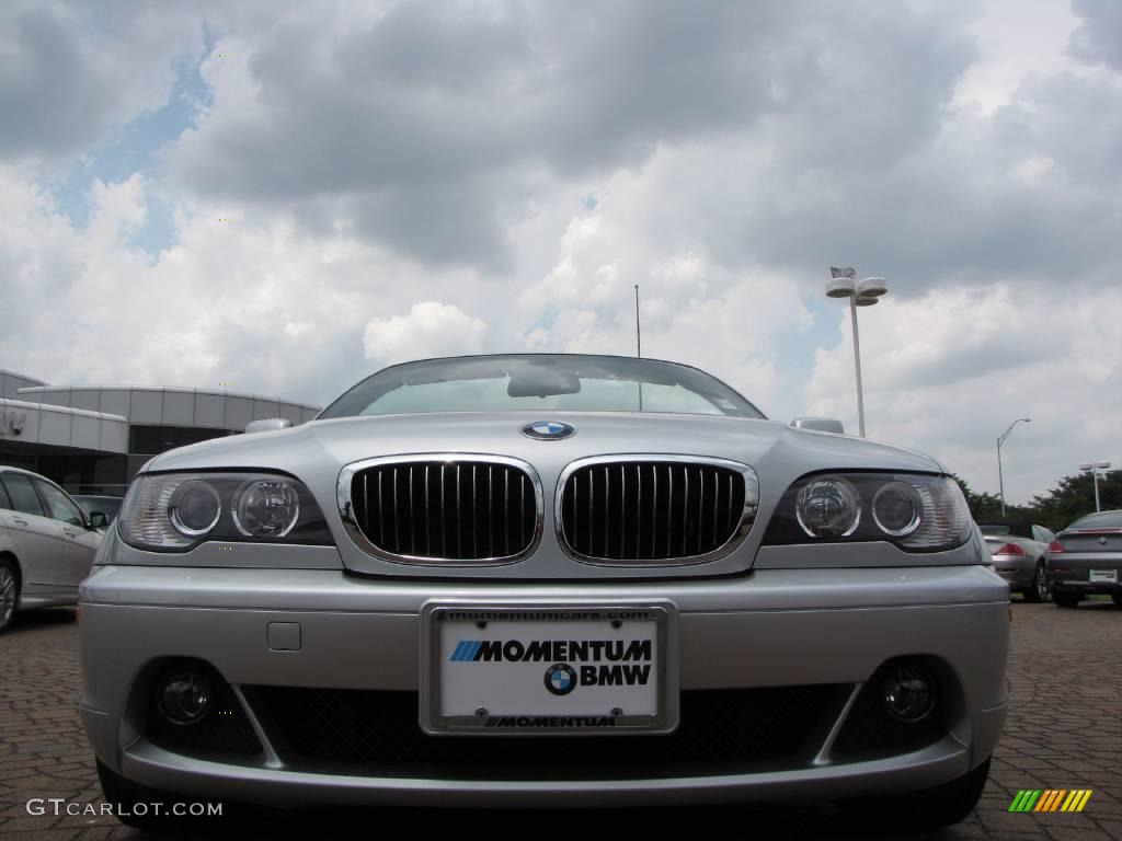 2006 3 Series 325i Convertible - Titanium Silver Metallic / Grey photo #8