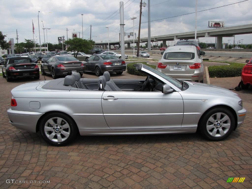 2006 3 Series 325i Convertible - Titanium Silver Metallic / Grey photo #14