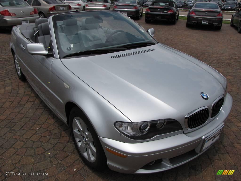 2006 3 Series 325i Convertible - Titanium Silver Metallic / Grey photo #15