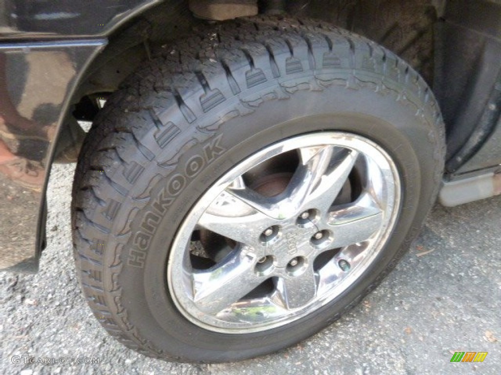 2004 Grand Cherokee Overland 4x4 - Brillant Black Crystal Pearl / Dark Slate Gray photo #9