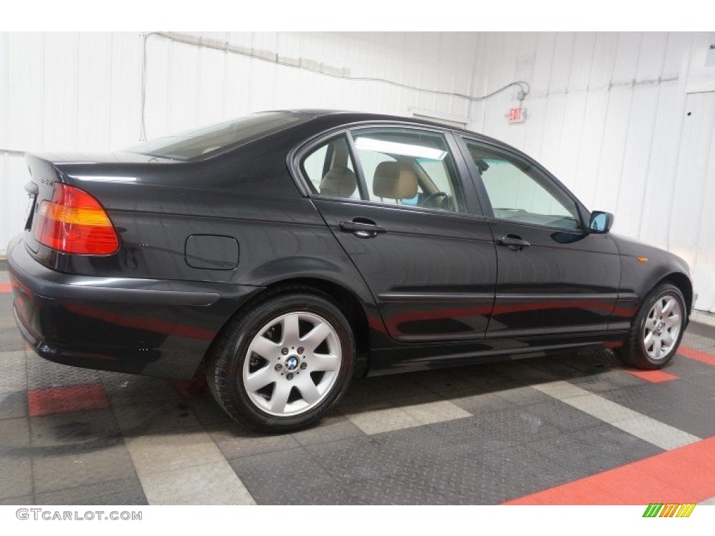 2003 3 Series 325xi Sedan - Jet Black / Natural Brown photo #7