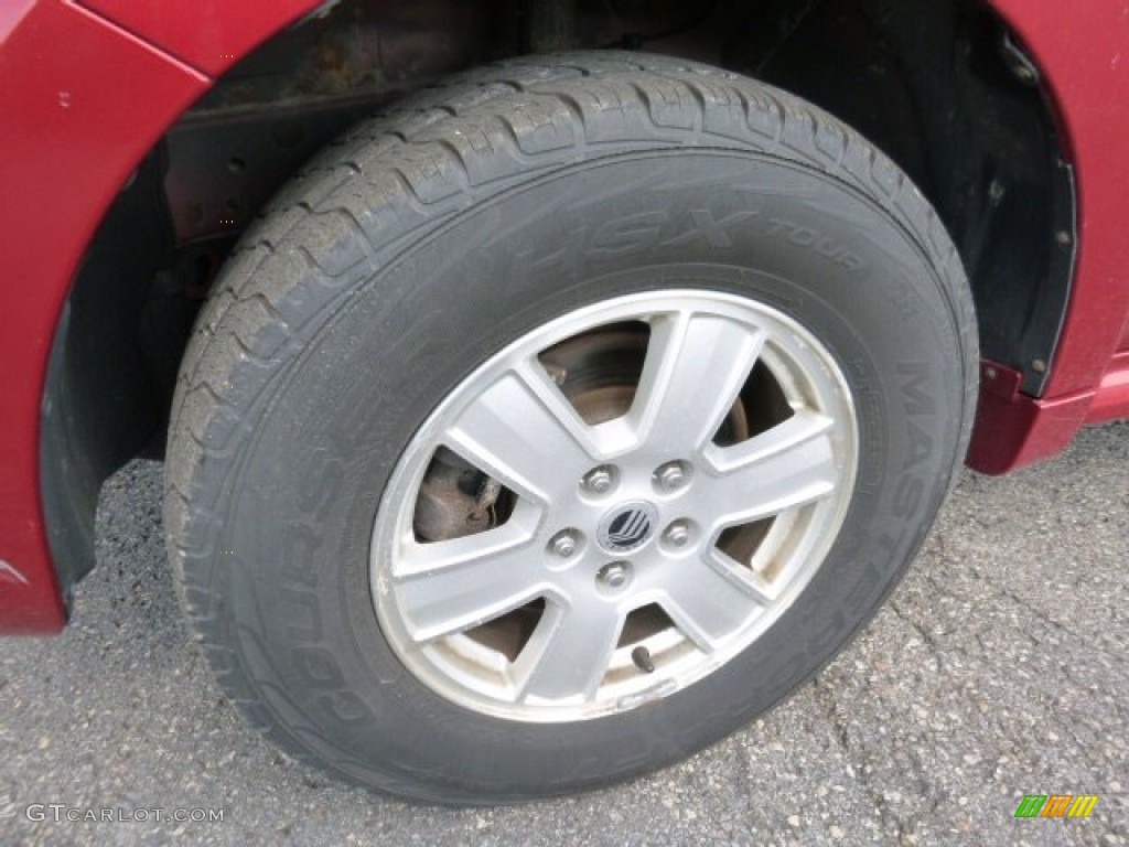 2008 Mariner I4 4WD - Vivid Red Metallic / Stone photo #6