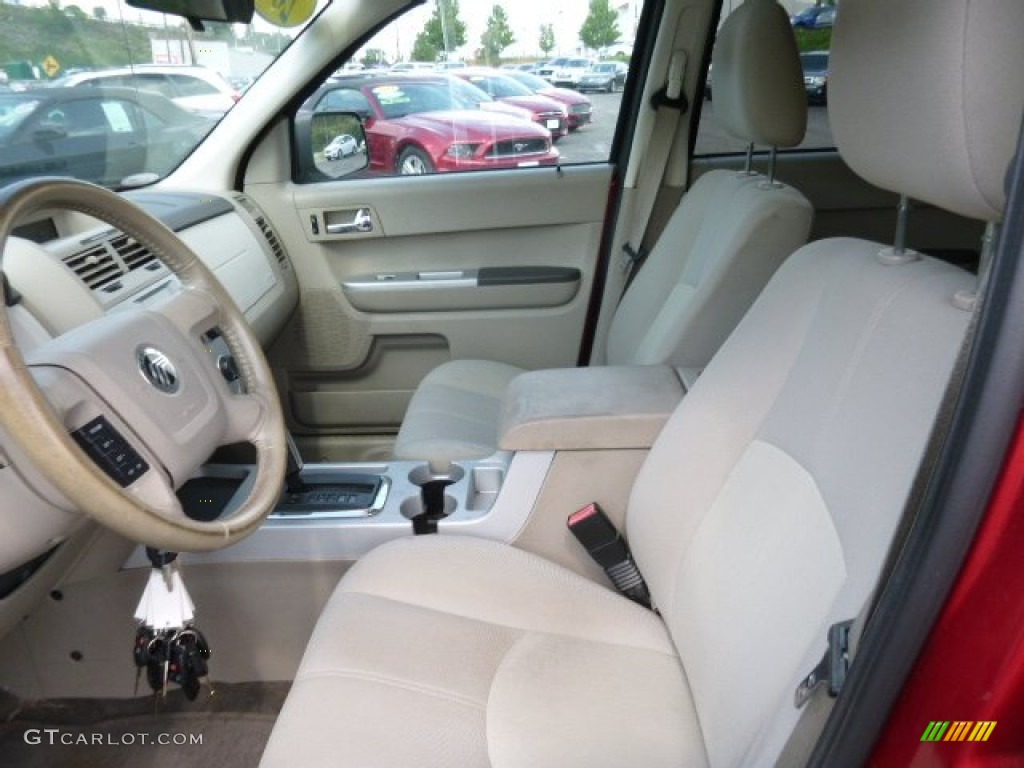 2008 Mariner I4 4WD - Vivid Red Metallic / Stone photo #7