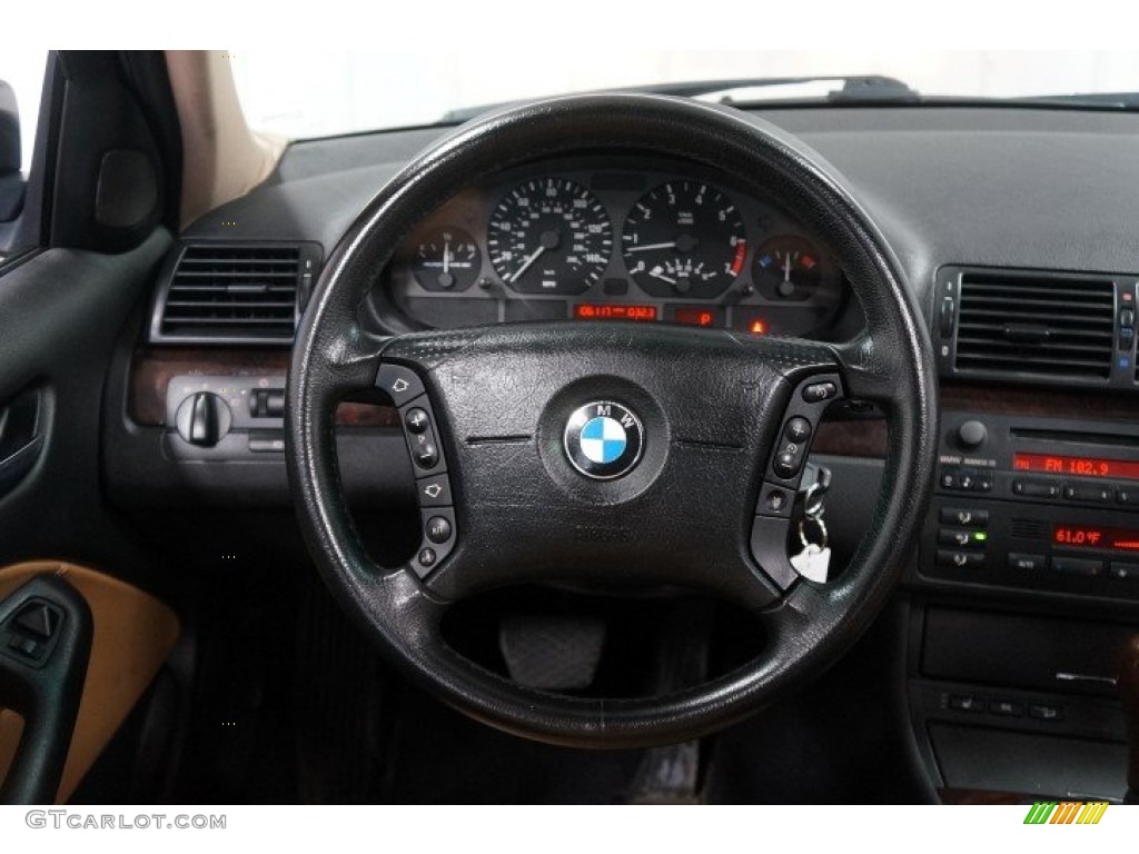 2003 3 Series 325xi Sedan - Jet Black / Natural Brown photo #20