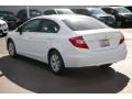 2012 Taffeta White Honda Civic LX Sedan  photo #2