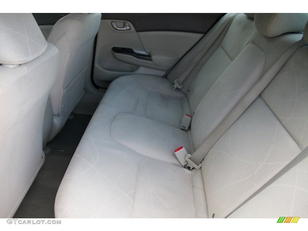 2012 Civic LX Sedan - Taffeta White / Stone photo #4
