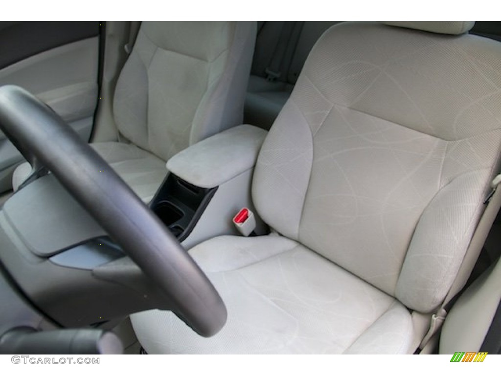 2012 Civic LX Sedan - Taffeta White / Stone photo #14
