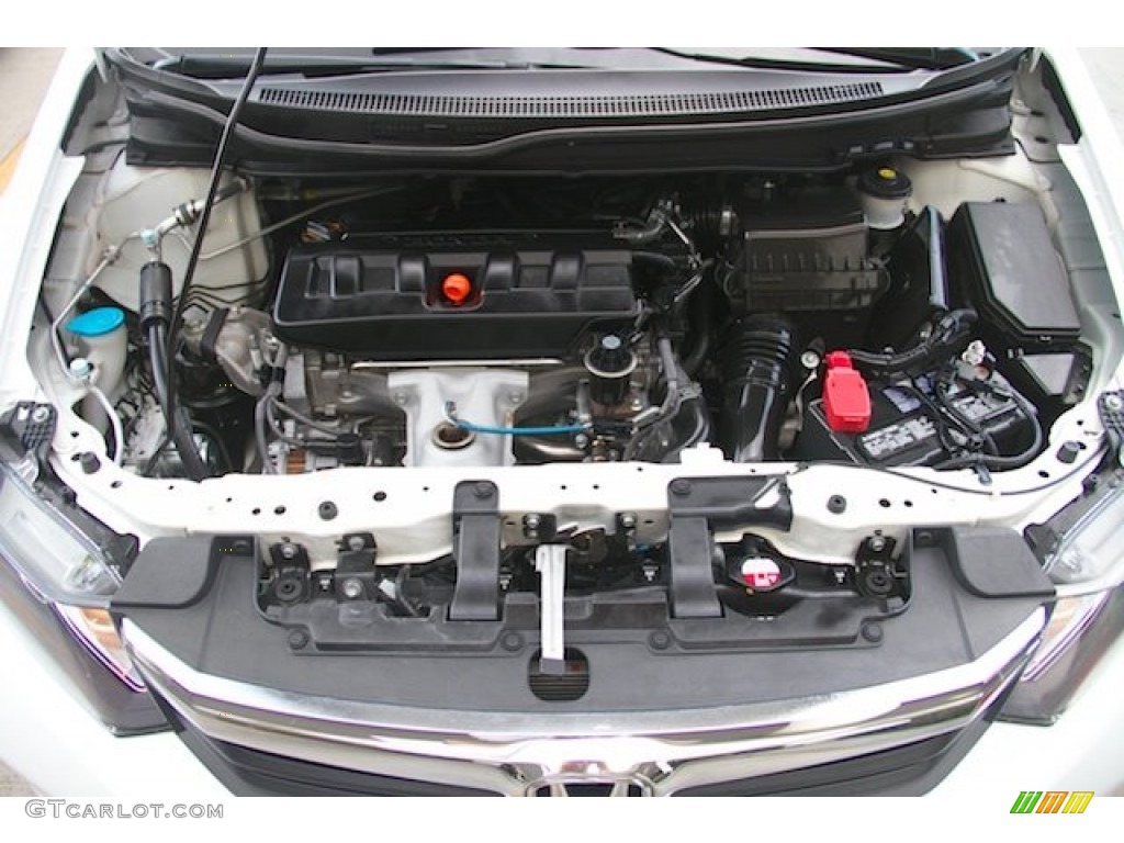 2012 Civic LX Sedan - Taffeta White / Stone photo #25