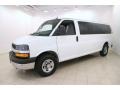 Summit White 2014 Chevrolet Express 3500 Passenger Extended LT Exterior