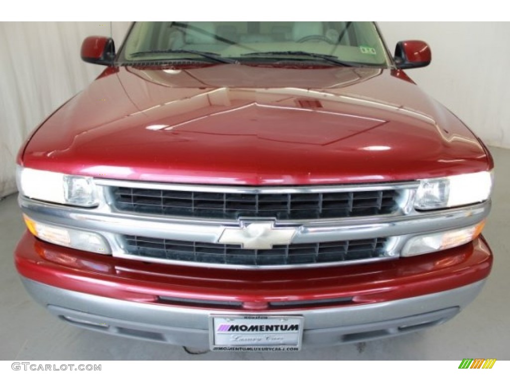 2004 Suburban 1500 LT - Sport Red Metallic / Tan/Neutral photo #2
