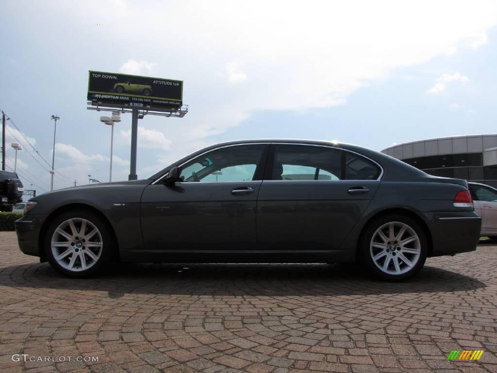 2006 7 Series 750Li Sedan - Titanium Grey Metallic / Basalt Grey/Flannel Grey photo #2
