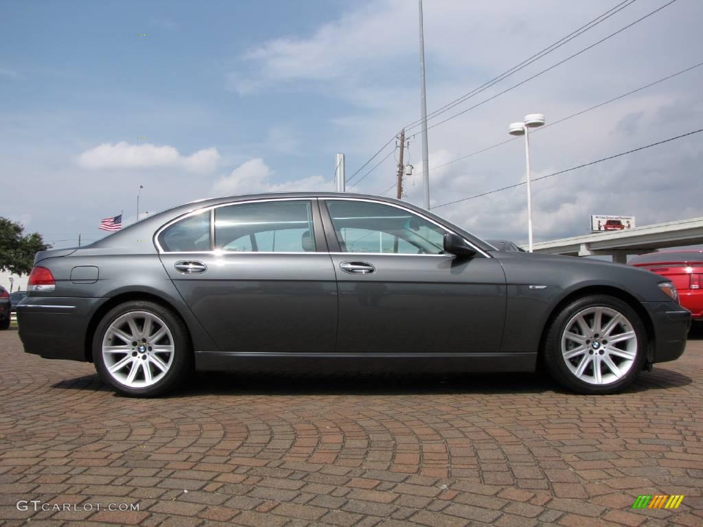 2006 7 Series 750Li Sedan - Titanium Grey Metallic / Basalt Grey/Flannel Grey photo #6