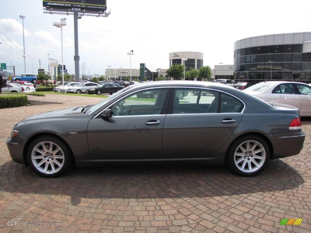 2006 7 Series 750Li Sedan - Titanium Grey Metallic / Basalt Grey/Flannel Grey photo #10
