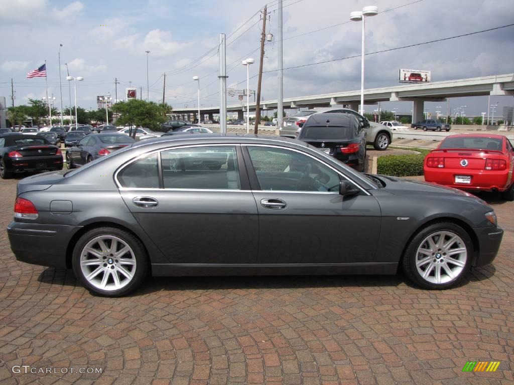 2006 7 Series 750Li Sedan - Titanium Grey Metallic / Basalt Grey/Flannel Grey photo #14