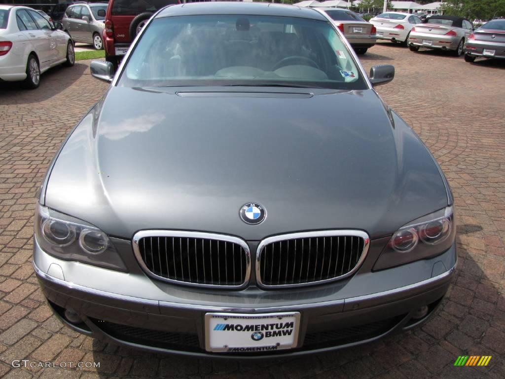 2006 7 Series 750Li Sedan - Titanium Grey Metallic / Basalt Grey/Flannel Grey photo #16