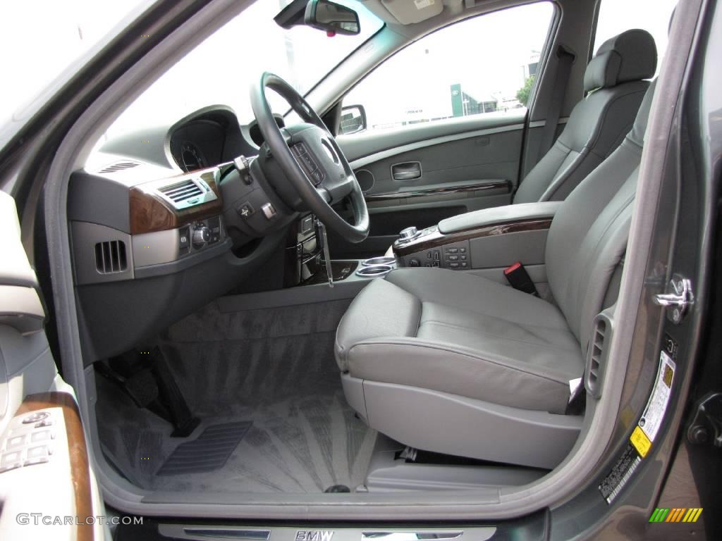 2006 7 Series 750Li Sedan - Titanium Grey Metallic / Basalt Grey/Flannel Grey photo #17
