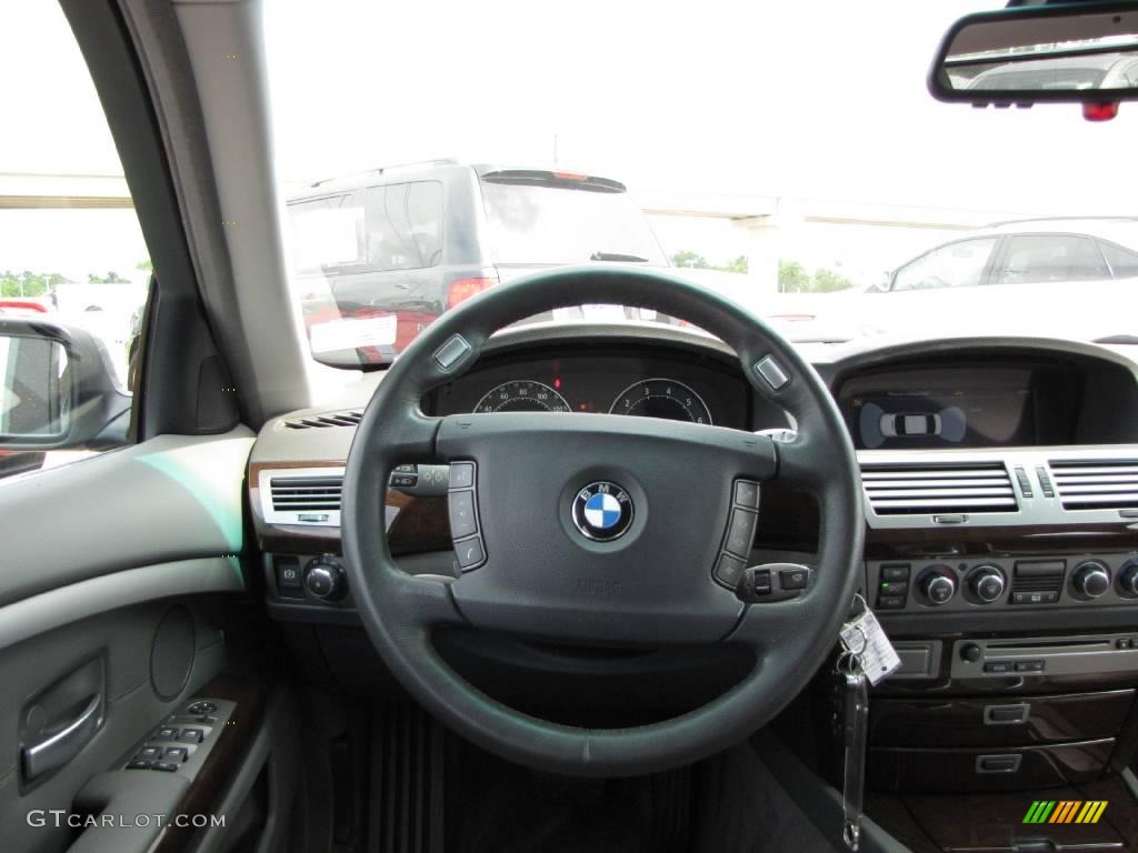 2006 7 Series 750Li Sedan - Titanium Grey Metallic / Basalt Grey/Flannel Grey photo #27