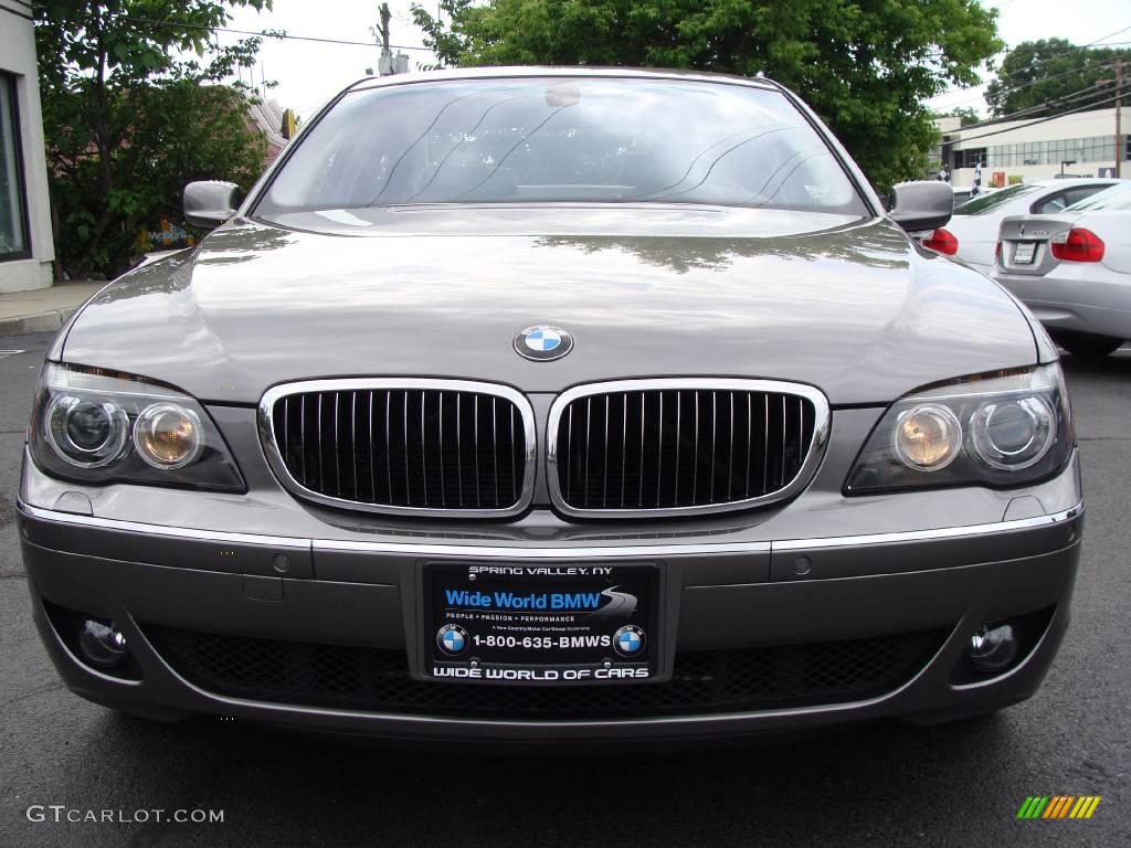 2006 7 Series 750i Sedan - Titanium Silver Metallic / Basalt Grey/Flannel Grey photo #2
