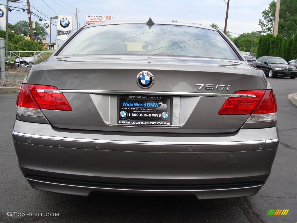2006 7 Series 750i Sedan - Titanium Silver Metallic / Basalt Grey/Flannel Grey photo #5