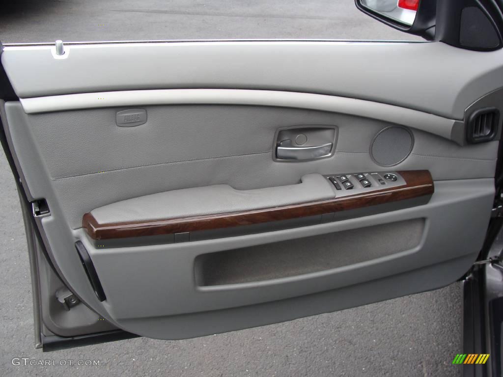 2006 7 Series 750i Sedan - Titanium Silver Metallic / Basalt Grey/Flannel Grey photo #6