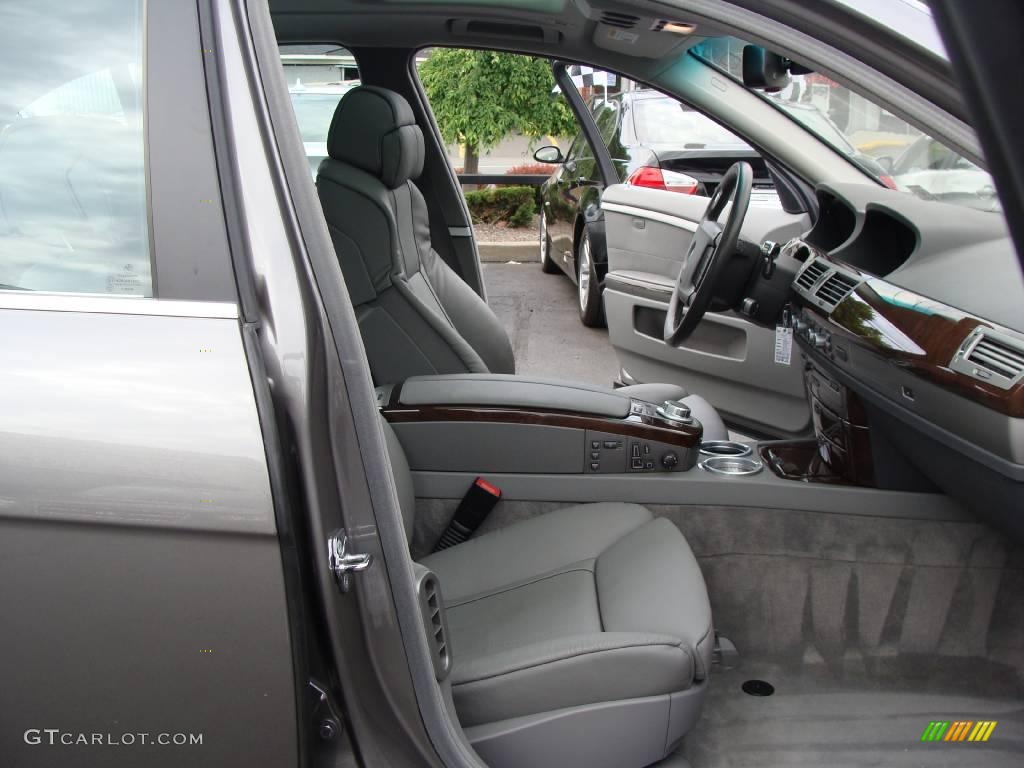 2006 7 Series 750i Sedan - Titanium Silver Metallic / Basalt Grey/Flannel Grey photo #8