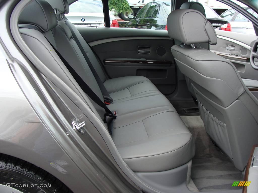 2006 7 Series 750i Sedan - Titanium Silver Metallic / Basalt Grey/Flannel Grey photo #9