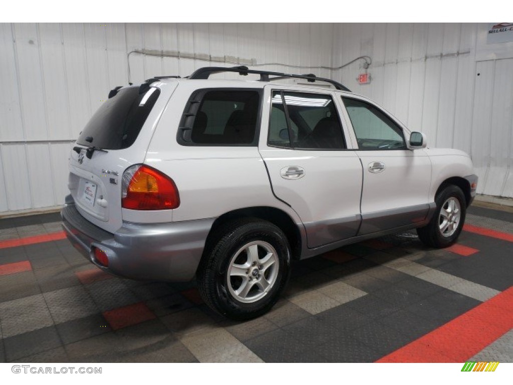 2004 Santa Fe GLS - Nordic White / Gray photo #7