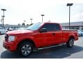 2013 Race Red Ford F150 STX SuperCab  photo #7