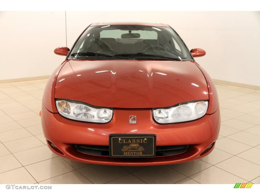 2002 S Series SC2 Coupe - Orange / Black photo #2