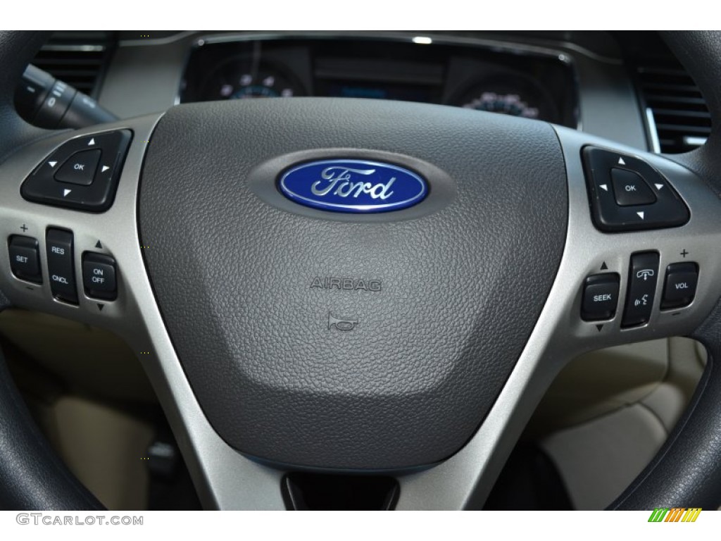 2015 Taurus SE - Tuxedo Black Metallic / Dune photo #16