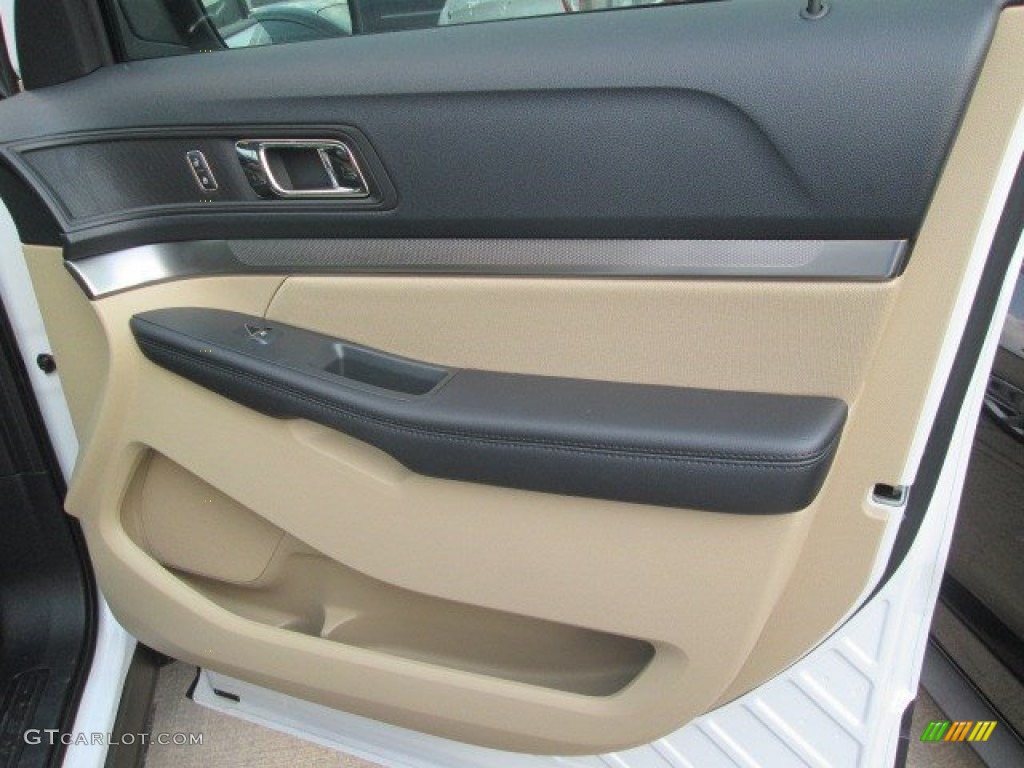 2016 Explorer FWD - Oxford White / Medium Light Camel photo #21