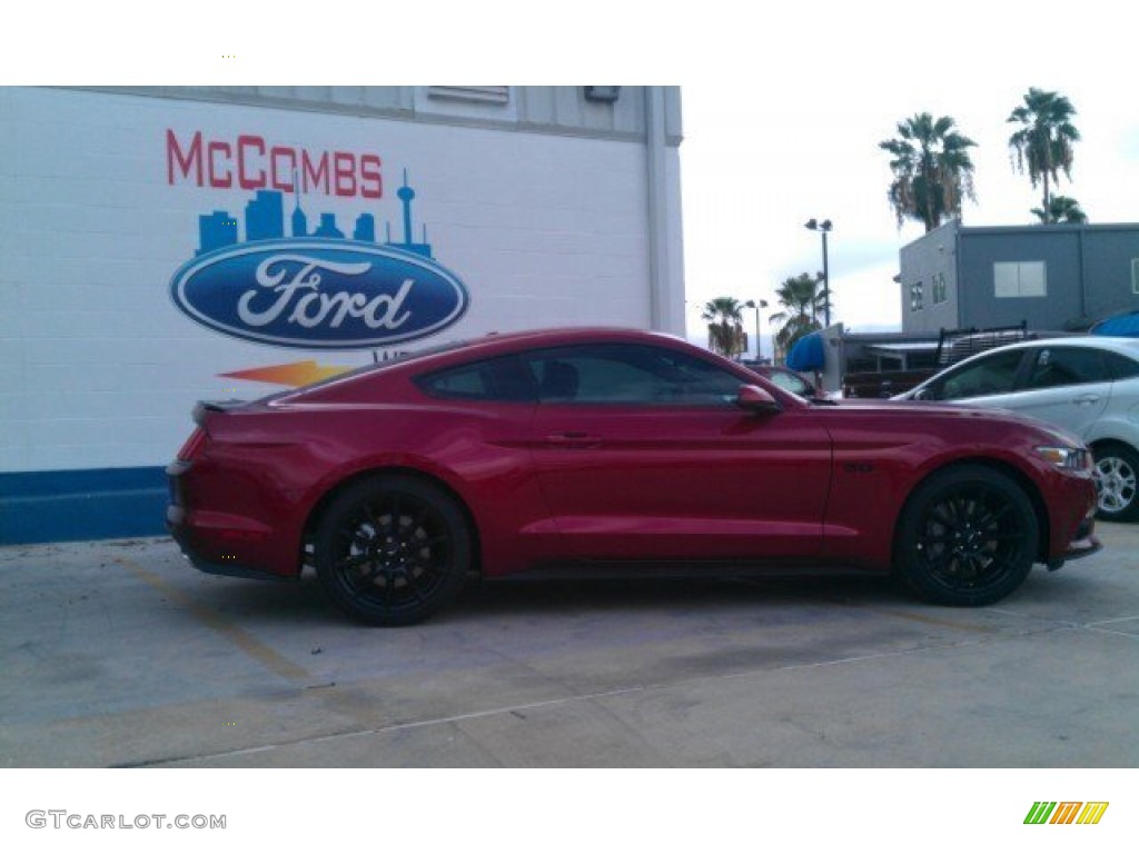 2016 Mustang GT Premium Coupe - Ruby Red Metallic / Ebony photo #3