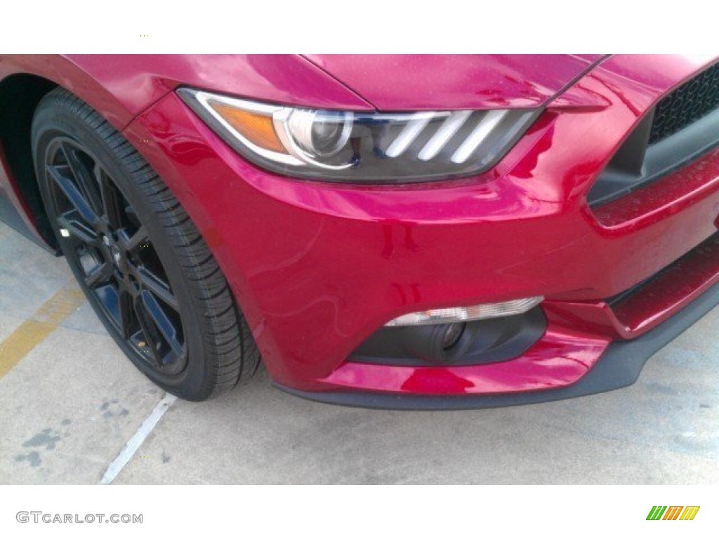 2016 Mustang GT Premium Coupe - Ruby Red Metallic / Ebony photo #5