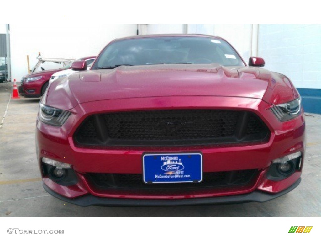2016 Mustang GT Premium Coupe - Ruby Red Metallic / Ebony photo #10