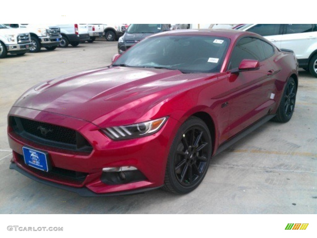 2016 Mustang GT Premium Coupe - Ruby Red Metallic / Ebony photo #11