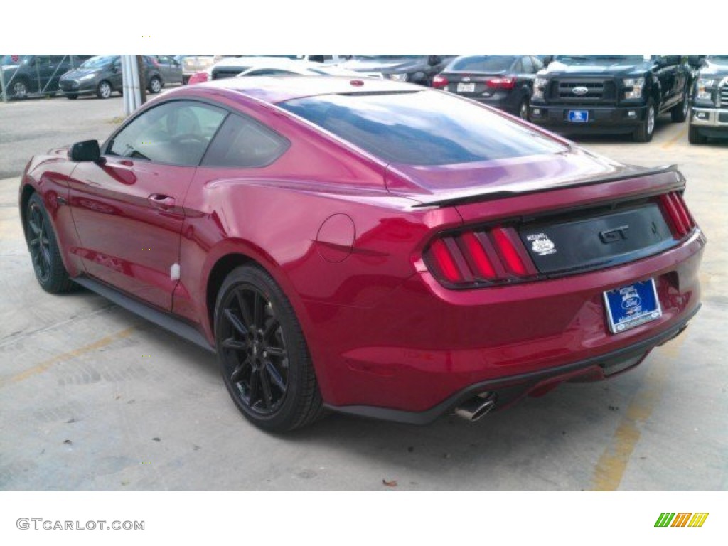 2016 Mustang GT Premium Coupe - Ruby Red Metallic / Ebony photo #12