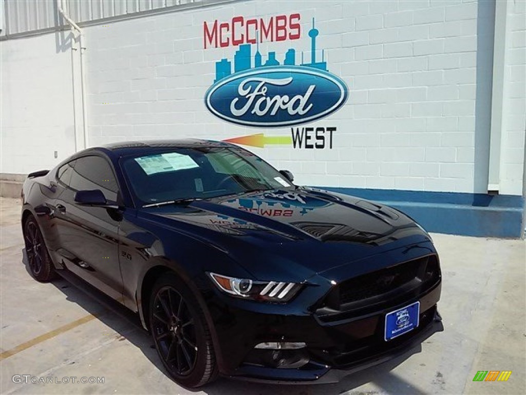 Shadow Black Ford Mustang