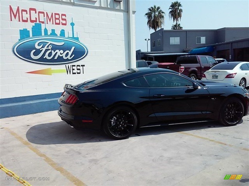 2016 Mustang GT Premium Coupe - Shadow Black / Ebony photo #4