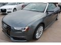 Monsoon Gray Metallic - A5 Premium Plus quattro Convertible Photo No. 3