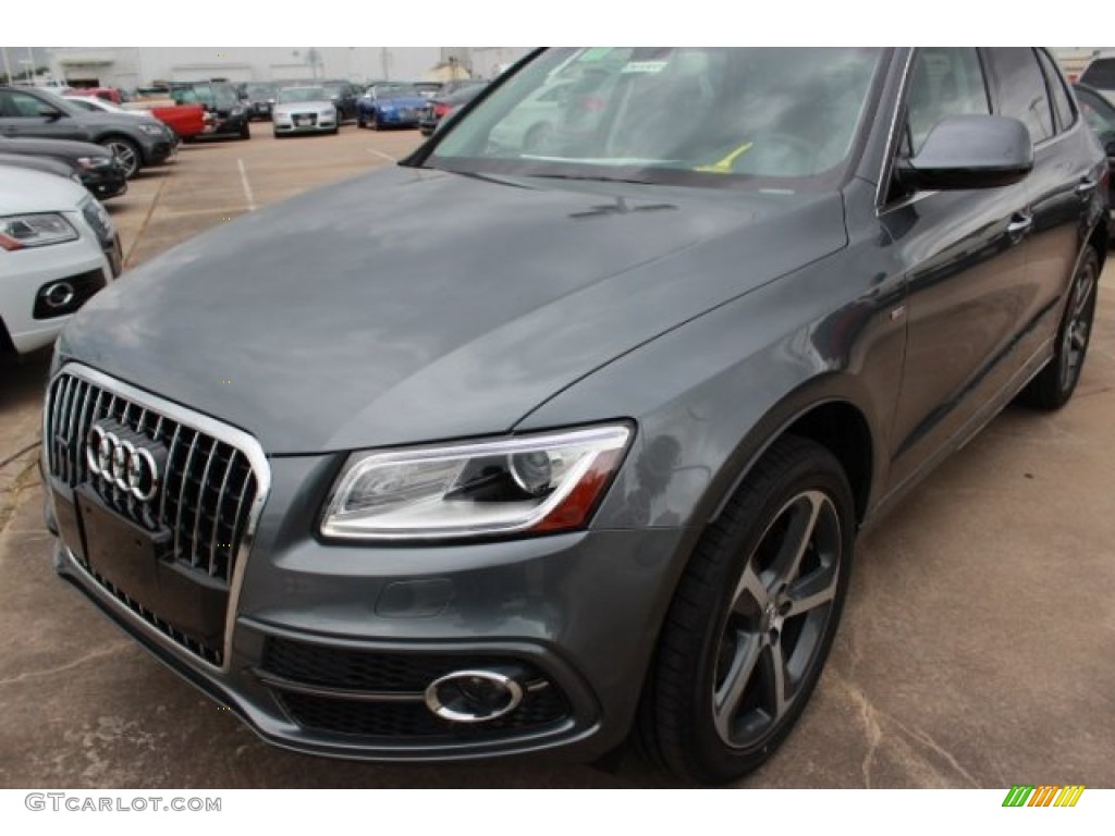 2016 Q5 3.0 TFSI Premium Plus quattro - Monsoon Gray Metallic / Titanium Gray photo #3