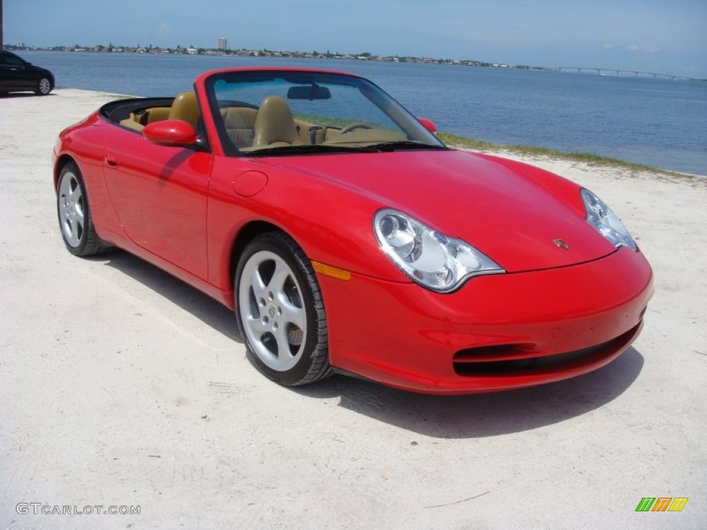 Guards Red 2002 Porsche 911 Carrera Cabriolet Exterior Photo #106881483