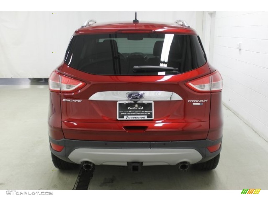 2015 Escape Titanium 4WD - Ruby Red Metallic / Charcoal Black photo #5