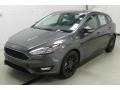 2015 Magnetic Metallic Ford Focus SE Hatchback  photo #3