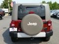 2010 Red Rock Crystal Pearl Jeep Wrangler Unlimited Sahara 4x4  photo #13