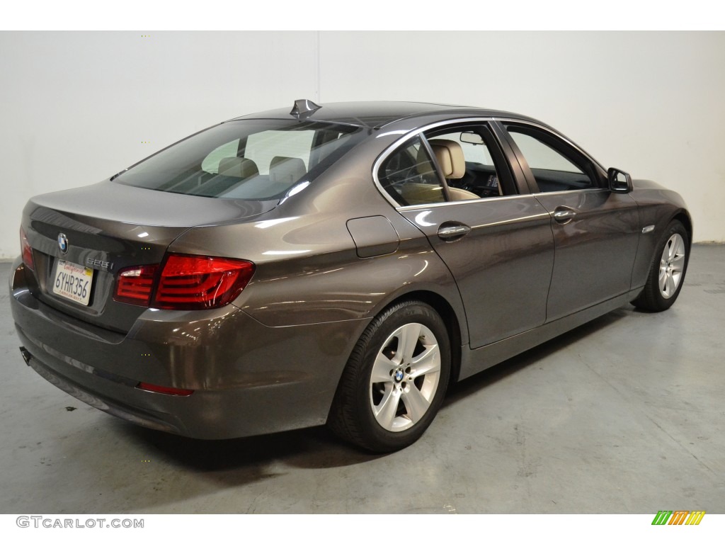 2013 5 Series 528i Sedan - Mojave Metallic / Oyster/Black photo #5