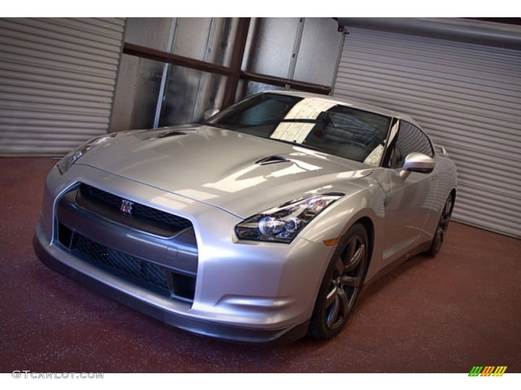 2009 GT-R Premium - Super Silver Metallic / Gray photo #2