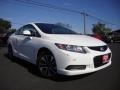 2013 Taffeta White Honda Civic EX Coupe  photo #1