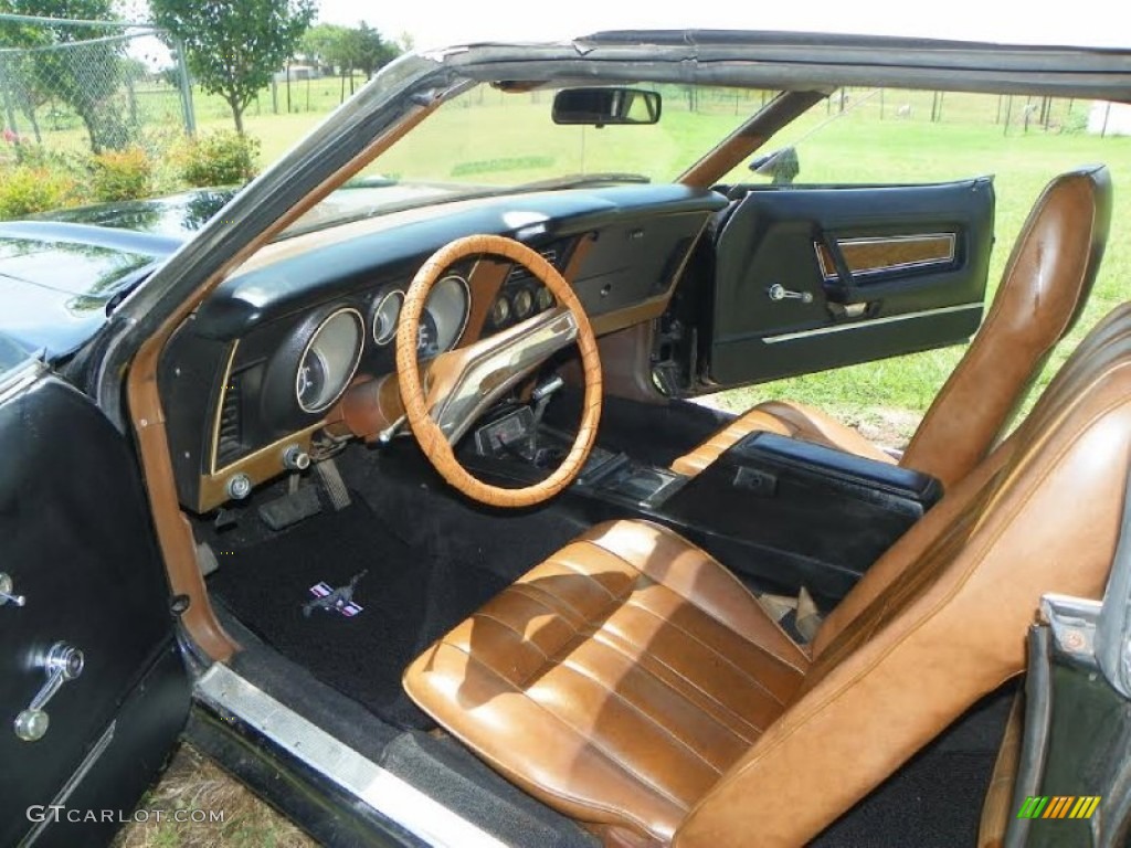 Medium Ginger Interior 1973 Ford Mustang Convertible Photo #106886891