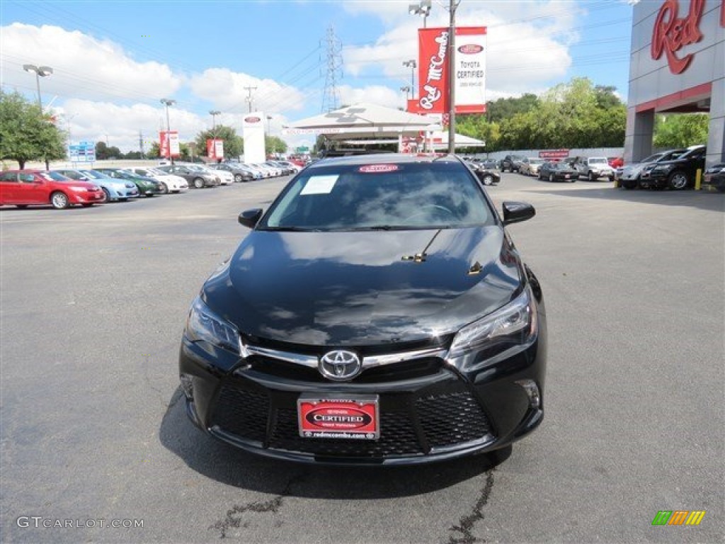 2015 Camry XSE V6 - Attitude Black Metallic / Black photo #3